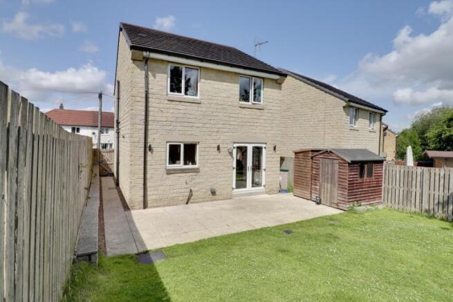Rear view of property