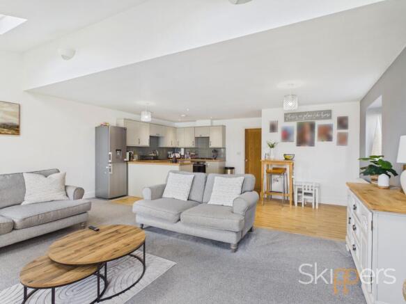 Open plan living/dining/kitchen