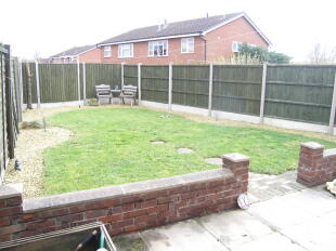 good rear garden