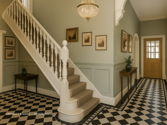 Hallway - Virtually Staged