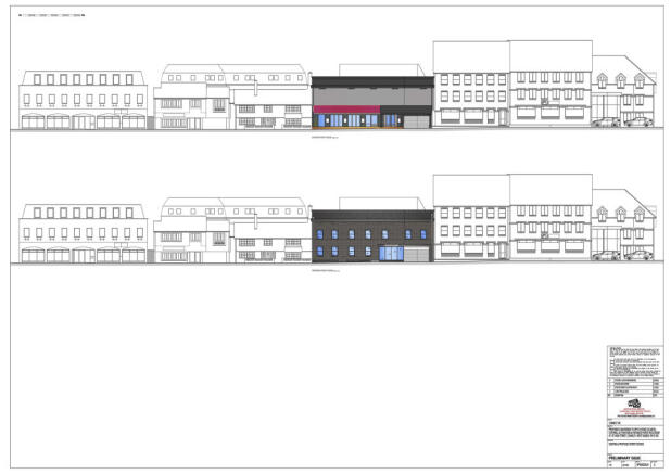 7. Existing and Proposed Street Scene WPD4525 A 24