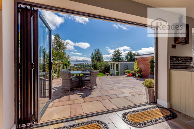 View over garden