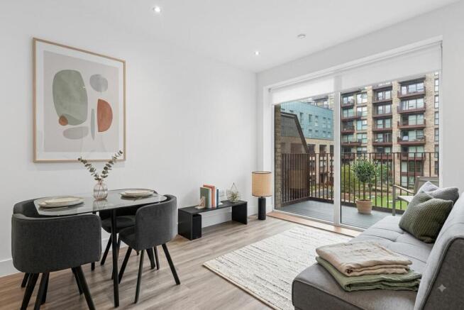 Open plan reception