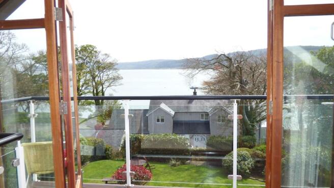 view from balcony