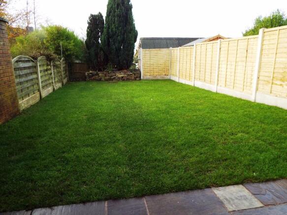 Rear garden