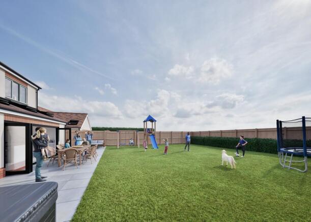 Plot 3 Rear Garden