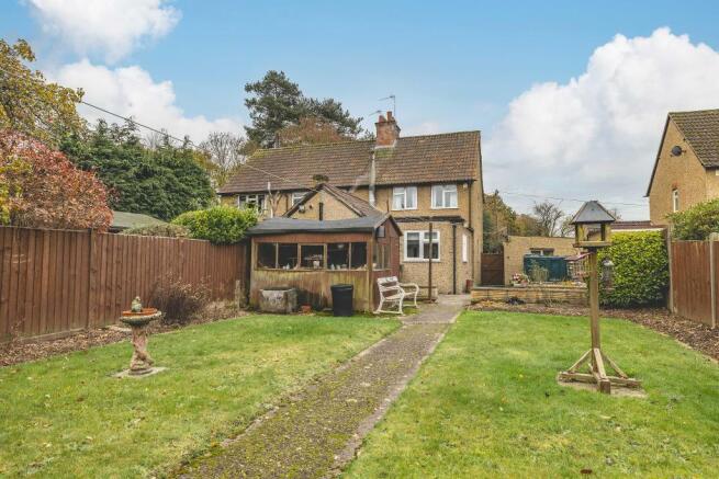 Rear of property