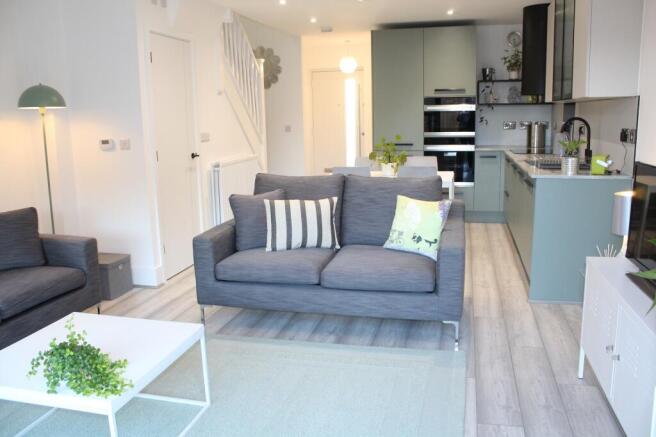 Open Plan Lounge And Kitchen 