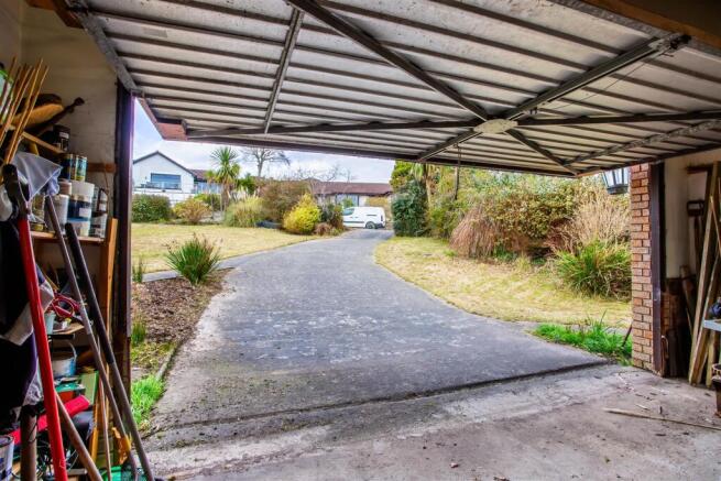 Garage and driveway