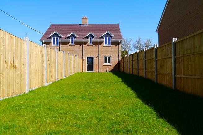 rear of property