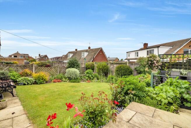 Well kept rear garden