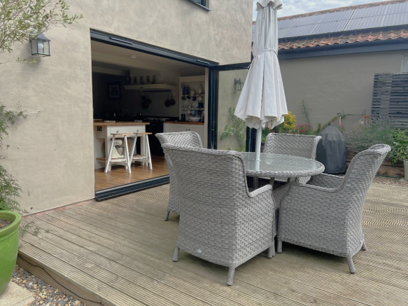 Rear seating Area 