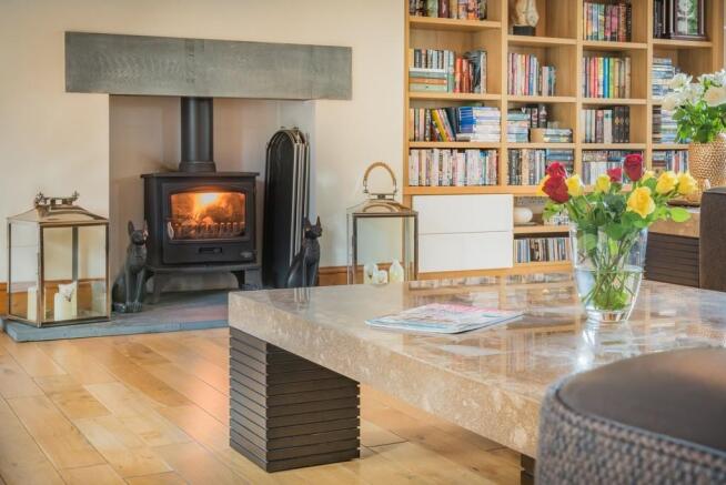 Cosy log burner