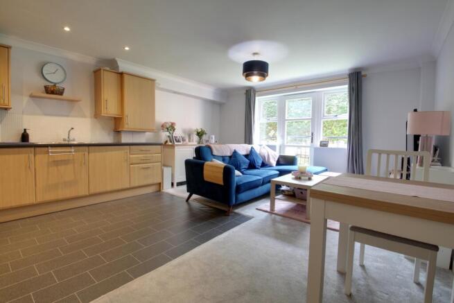 Open Plan combined Living Dining and Kitchen areas