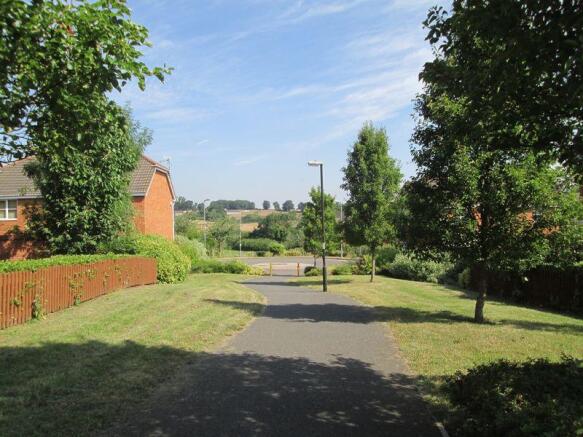 Footpath along the