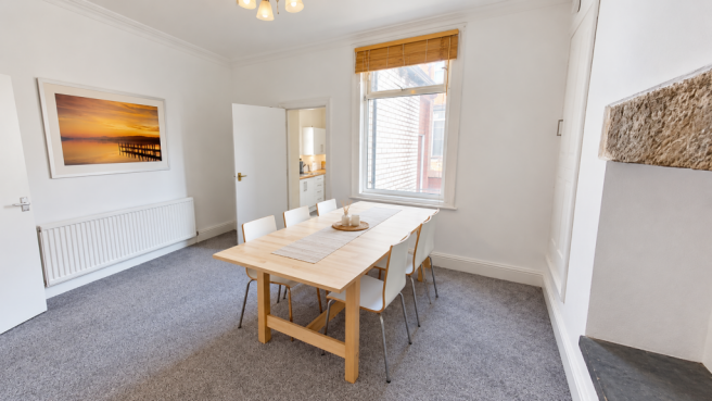 Bright Scandinavian Dining Room