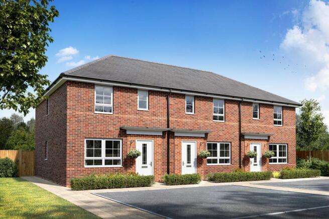 Exterior CGI view of our 3 bed Ellerton home
