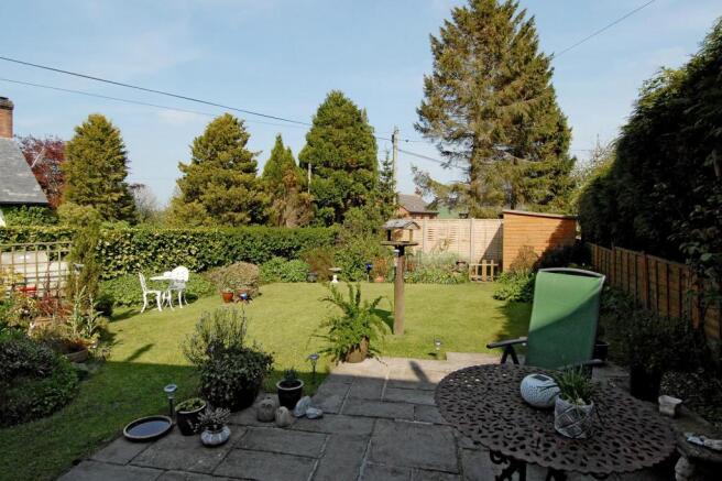 Private mature garden