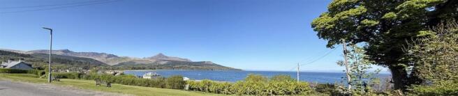 Panoramic view from the front door