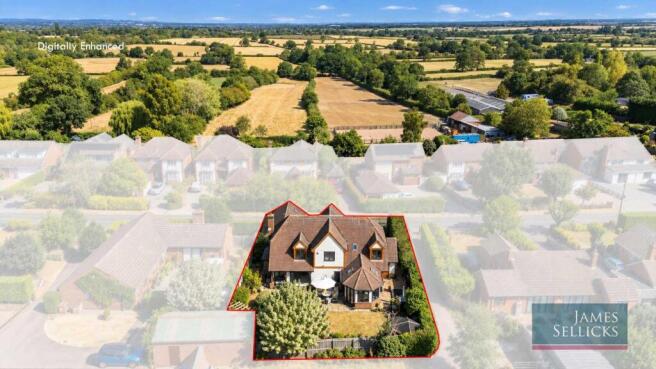 Aerial View to the front