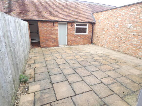 rear courtyard