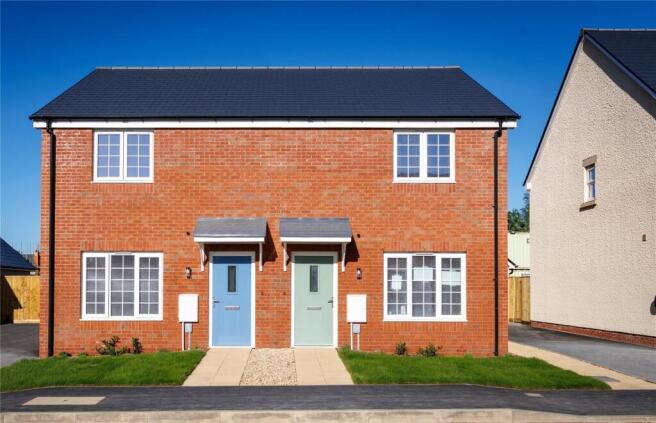 2-bed semi-detached on Plot 2, Neroche Meadows, Broadway, Ilminster, Somerset, TA19, £189,000