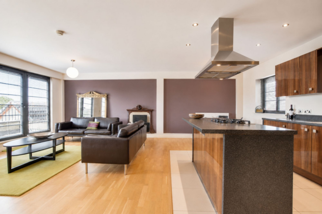 Open Plan Lounge Kitchen Dining Room