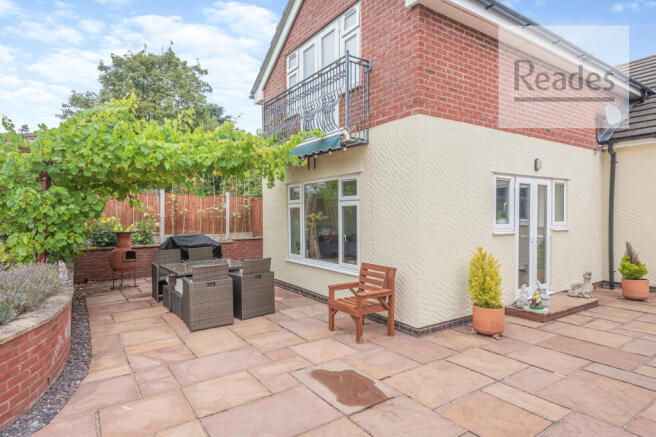 Patio to rear