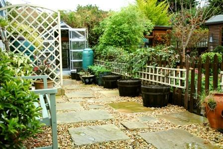 Rear patio