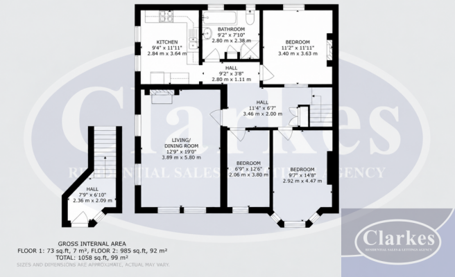 Clarkes Residential Floorplan