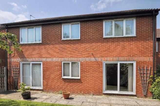 Rear of property