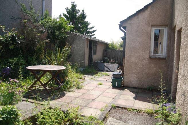 Rear of property