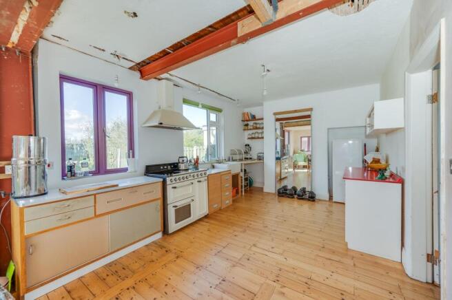 KITCHEN, DINER AND LIVING ROOM