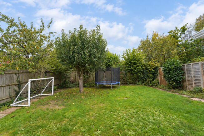 Private South West facing rear garden