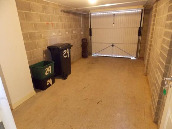 Inside garage