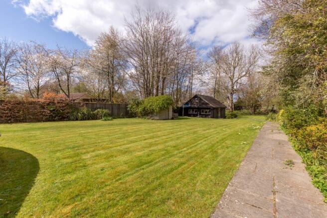 Rear garden