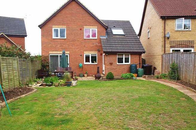 Rear of property