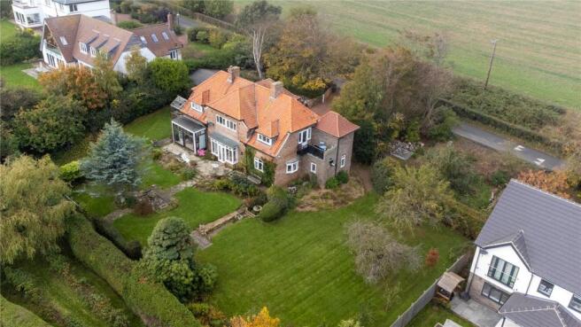 Drone View Of House