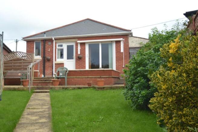 Rear of property