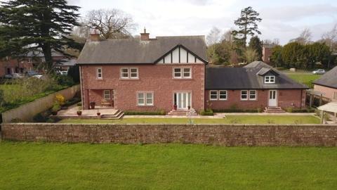 Rear view of propert