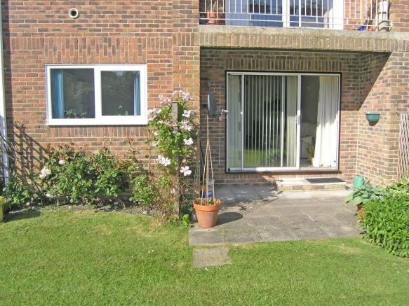 Rear of property