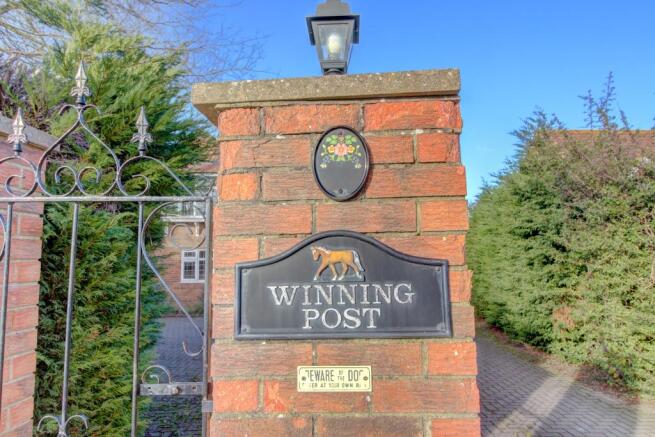 Winning Post Sign