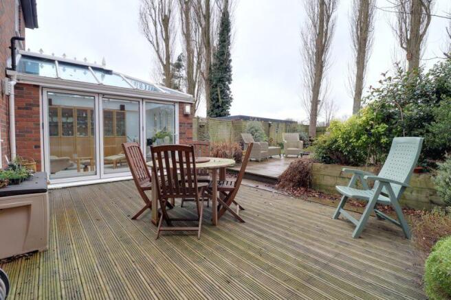 Private Decked Seating Area