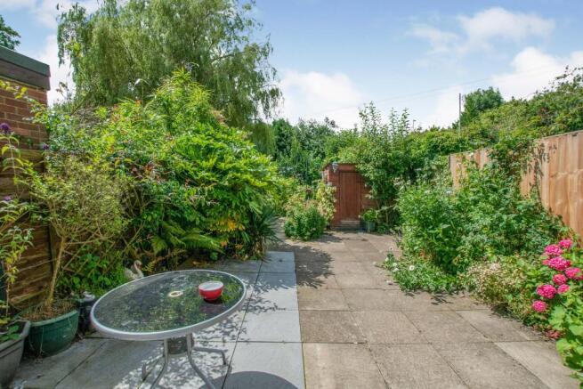 Rear patio
