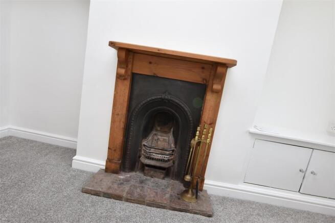 ROARING OPEN FIREPLACE