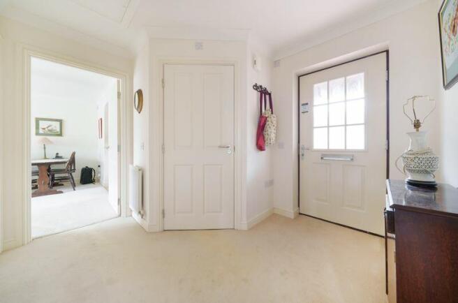 Entrance hall with WC and storage cup...