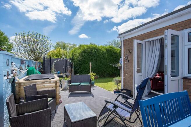Outside decking area