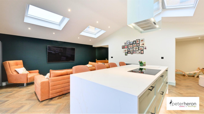 Open Plan Breakfasting Kitchen And Family Area