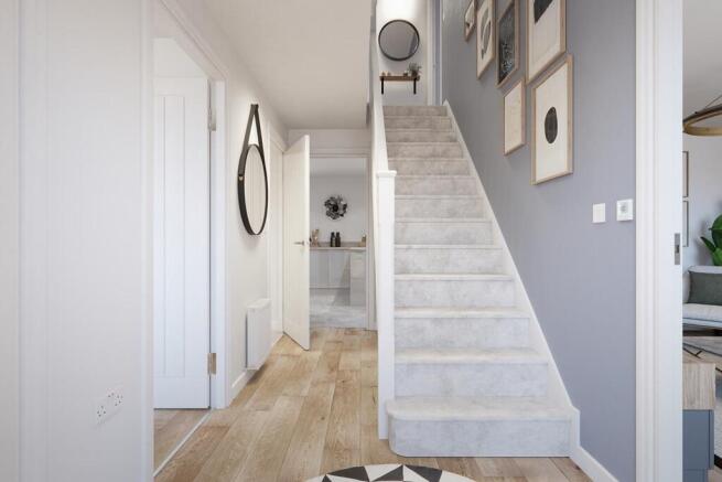 The Rightford has a bright and spacious entrance hallway