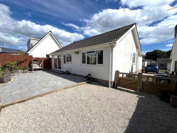 Rear of property